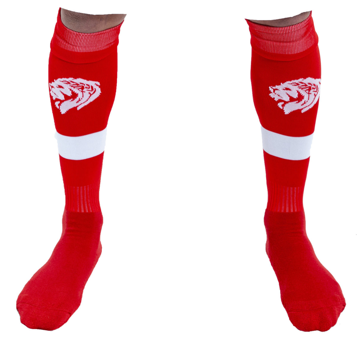 Chaussettes Aestas rouges/blanches
