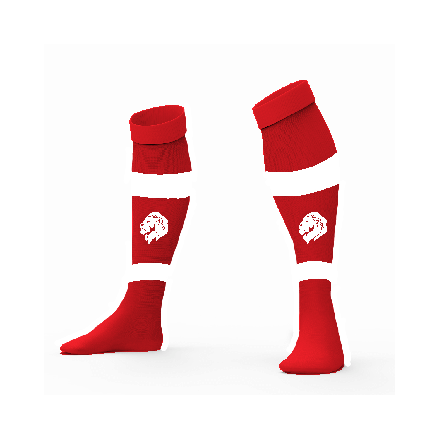 Chaussettes Aestas rouges/blanches