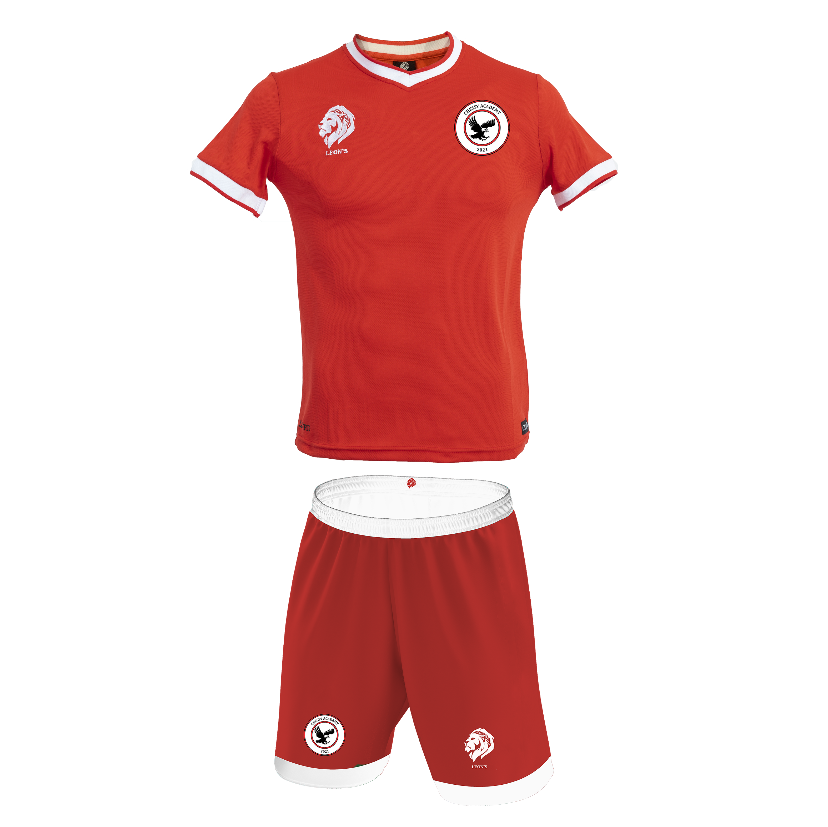 Maillot/Short Classic Rouge/Blanc Enfant Chessy Academy