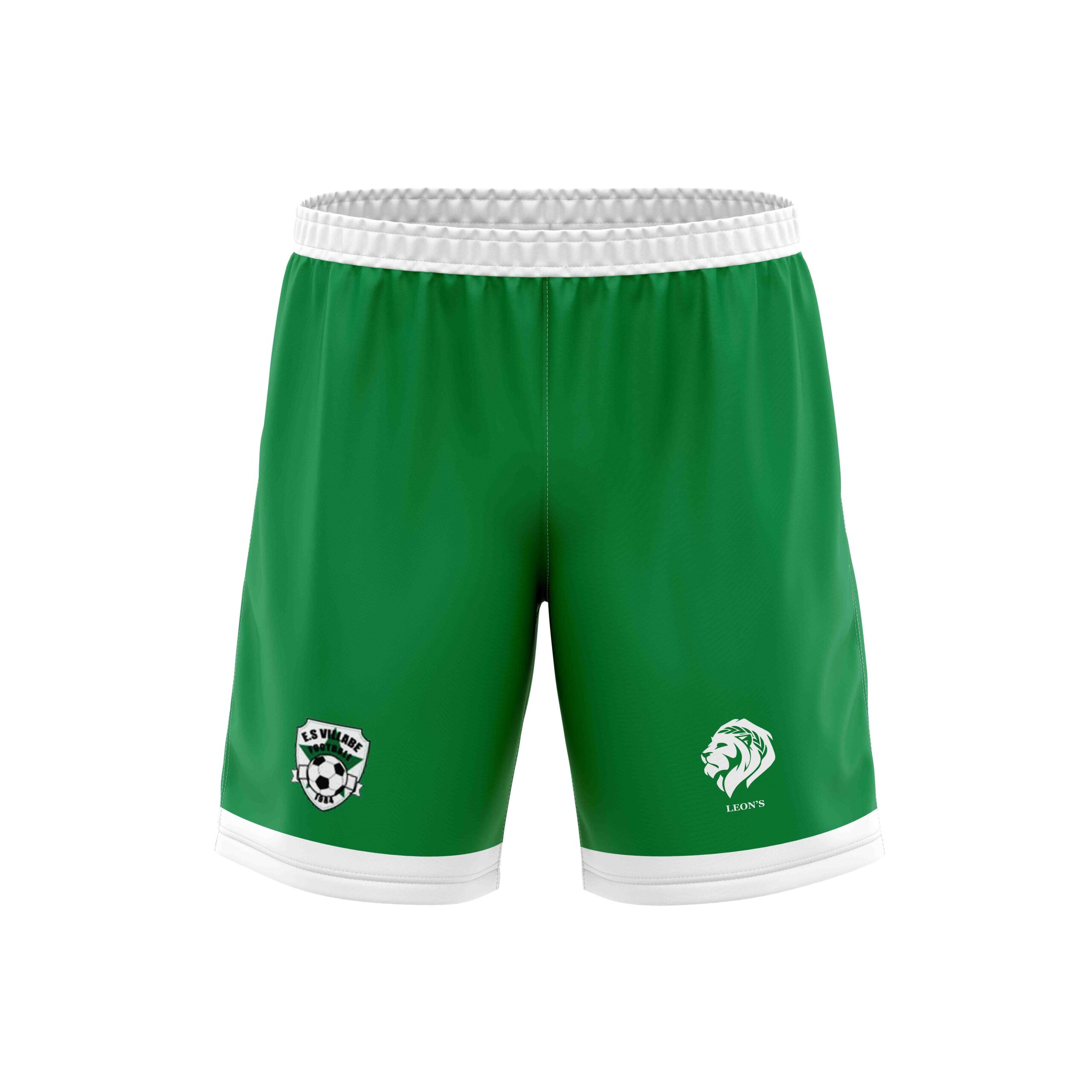 Short Classic Vert/Blanc ES Villabe Enfant