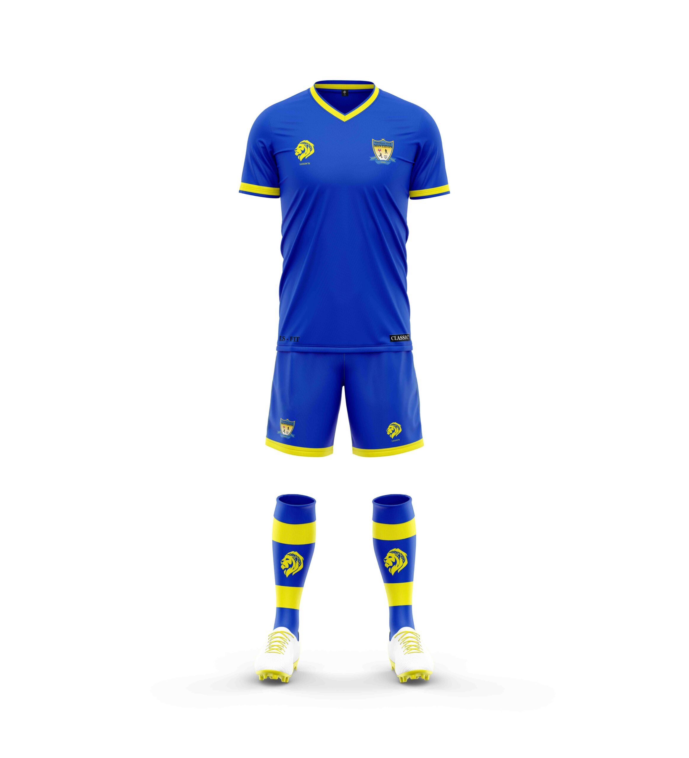 Ensemble de Jeu Classic Bleu/Jaune FC Monthyon Enfant