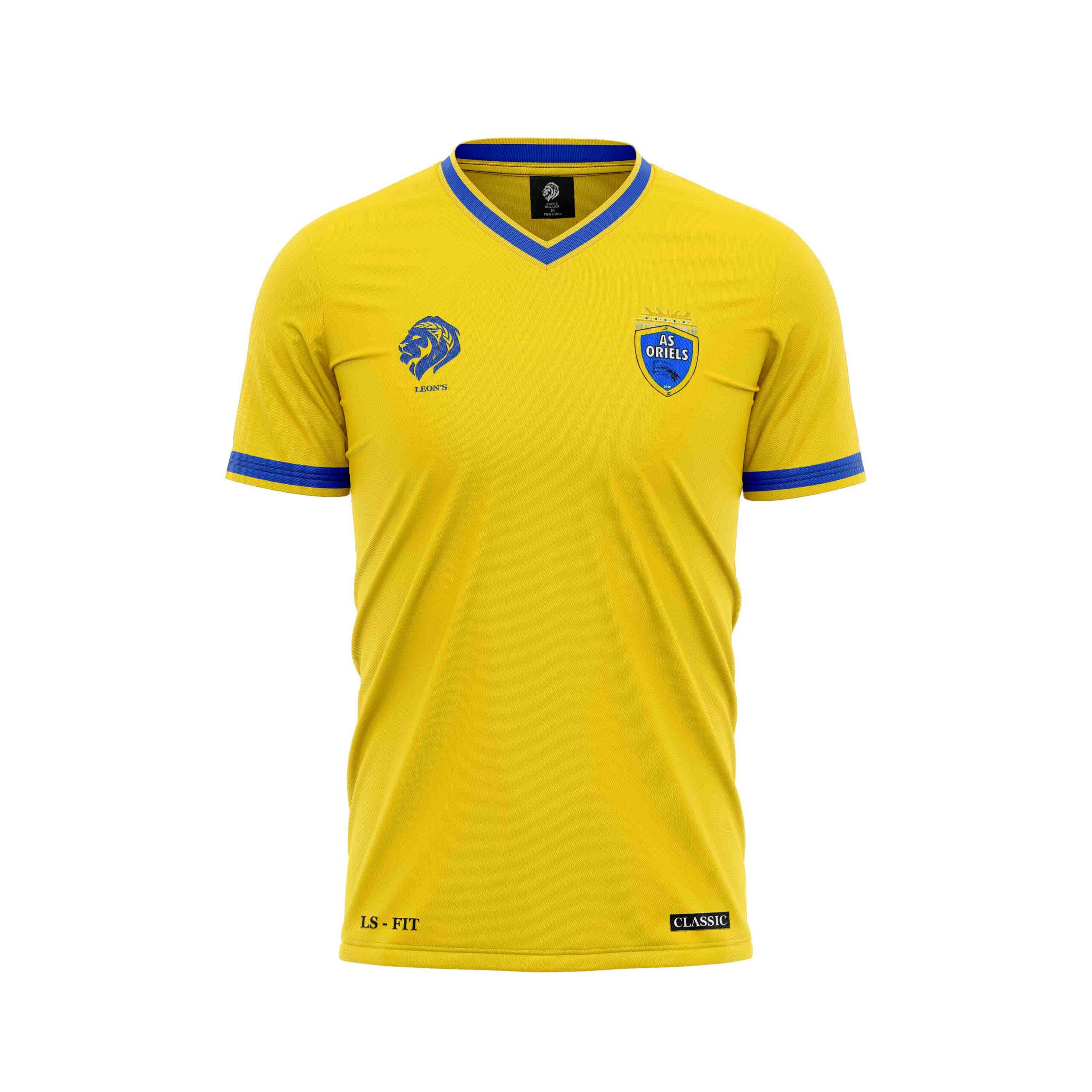 Maillot Classic Jaune/Bleu AS ORIELS