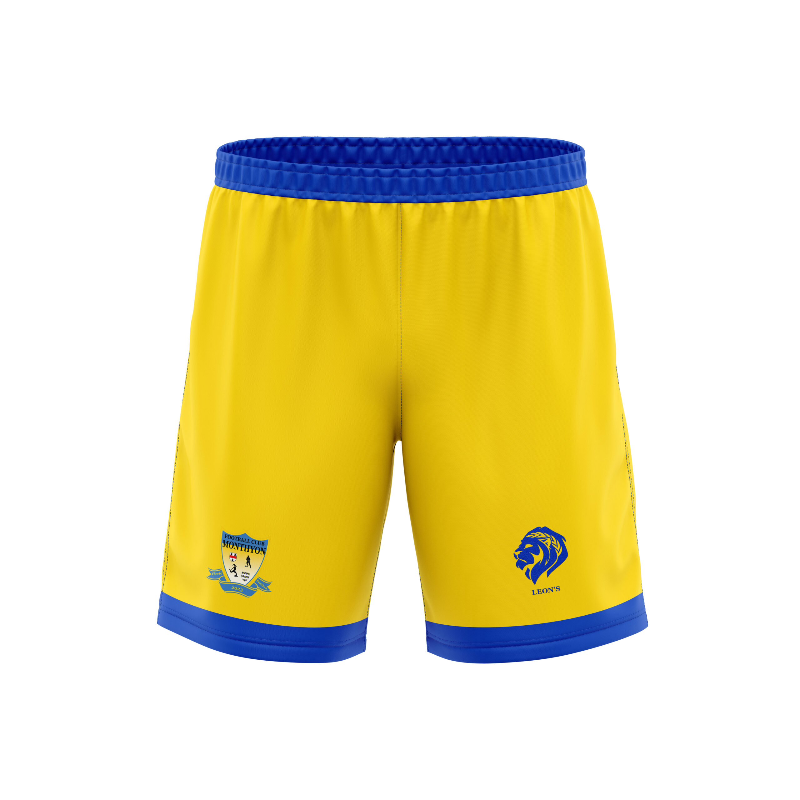 Short Jaune/Bleu FC Monthyon