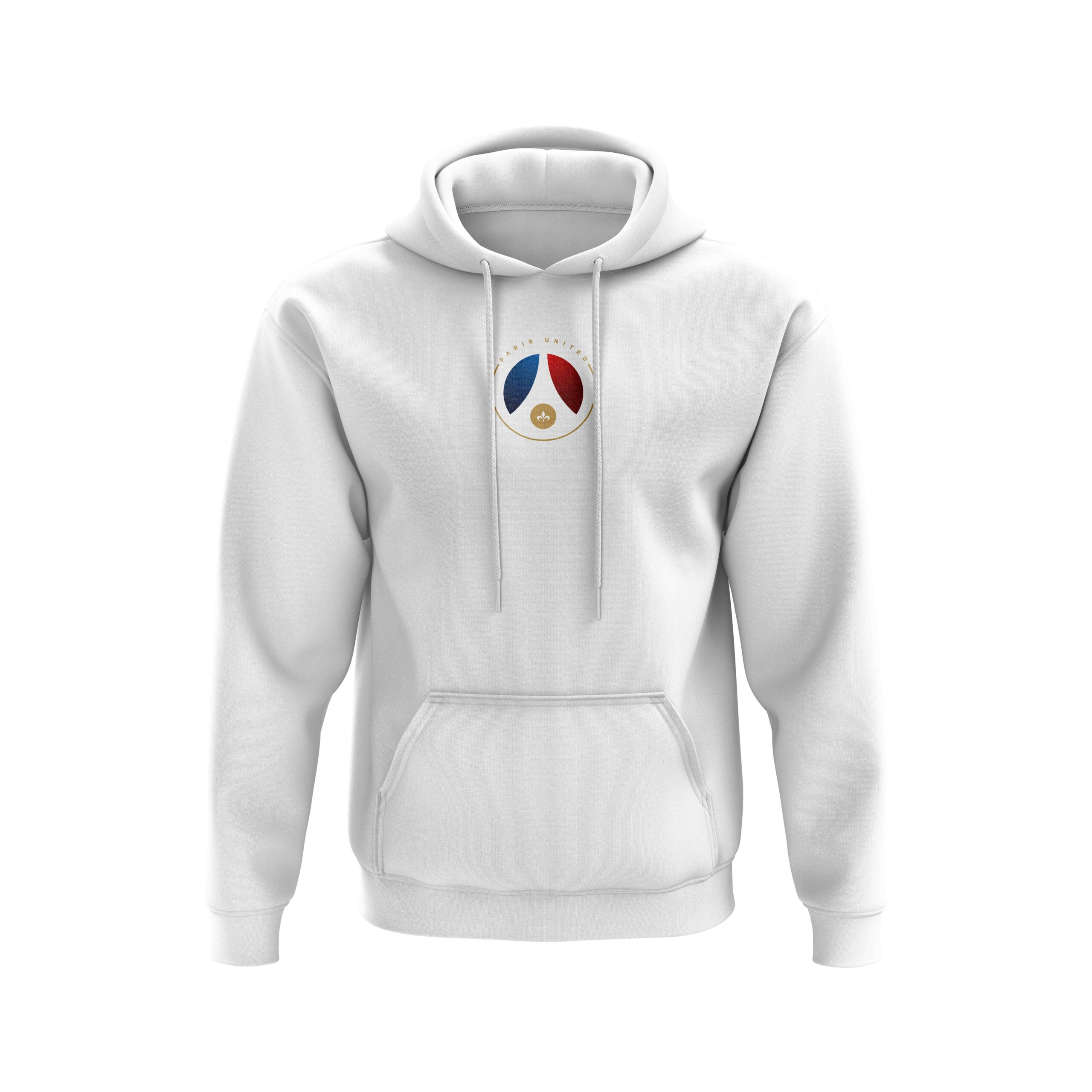 Sweat A Capuche Paris United Blanc Enfant