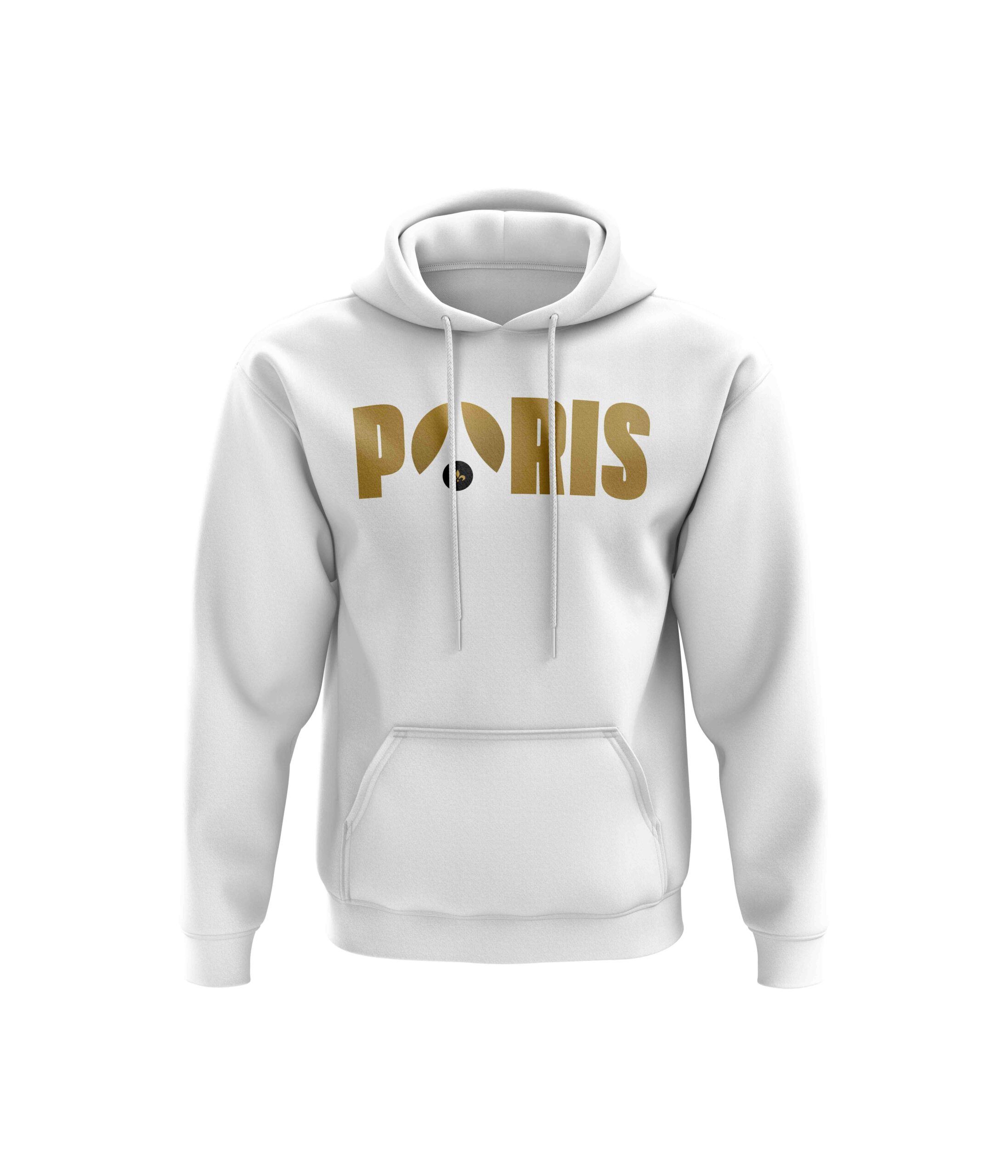 Sweat a Capuche Paris United (PARIS) Blanc Adulte