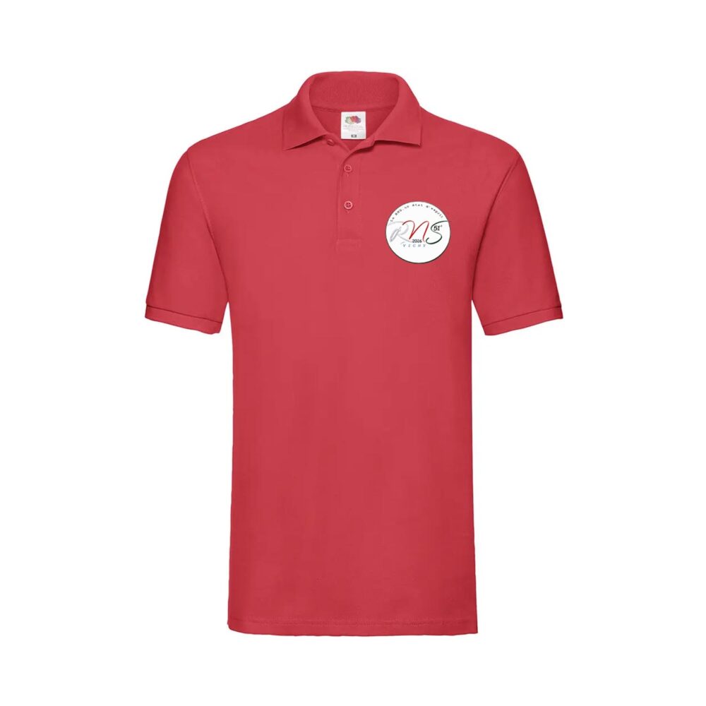 Polo Rouge RNS adulte