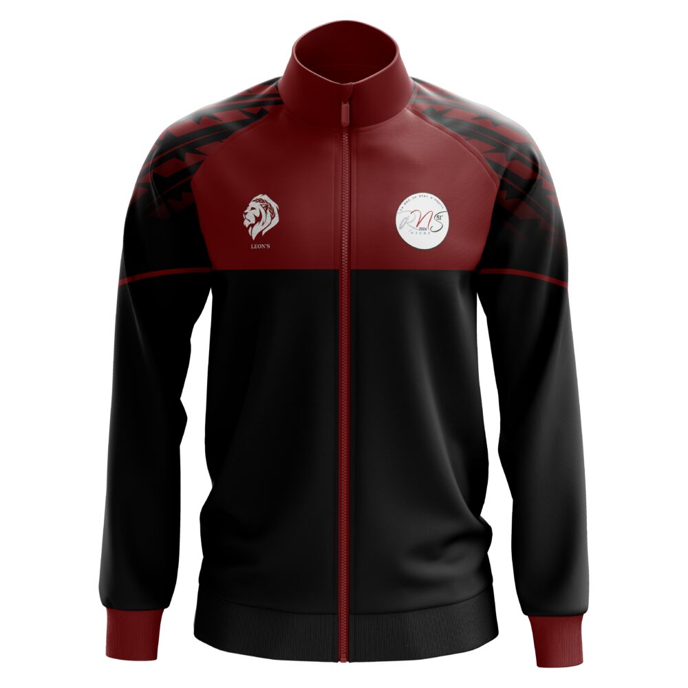 Haut de Survêtement Storm Noir/Rouge RNS