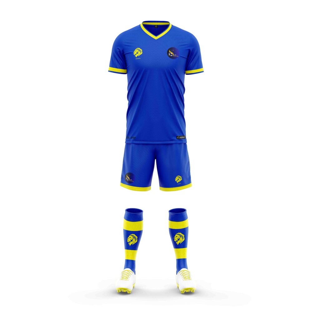Ensemble de Jeu Classic Bleu/Jaune FC Saulx Les Chartreux Enfant