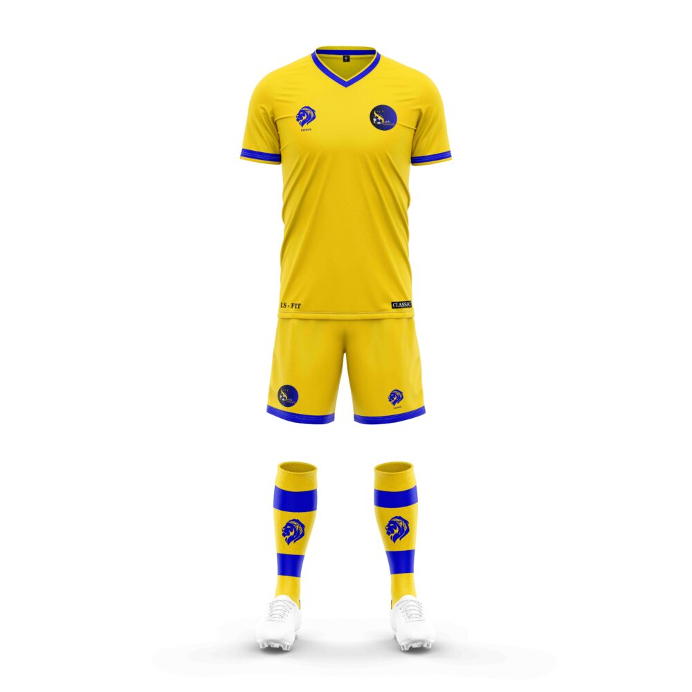 Ensemble de Jeu Classic Jaune/Bleu FC Saulx Les Chartreux Enfant