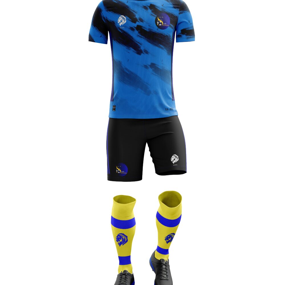 Ensemble de Jeu Storm Bleu/Noir FC Saulx Les Chartreux Enfant