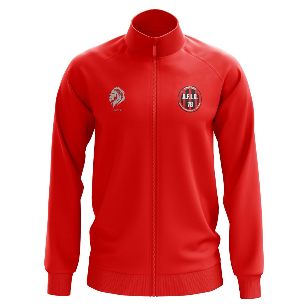 Haut de Survêtement Classic Rouge FOOTBALL LOISIR GAZERAN Enfant