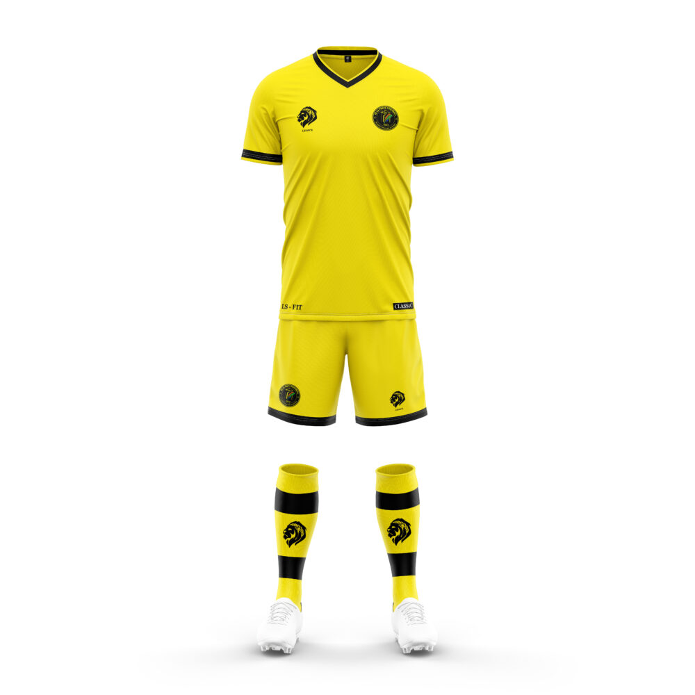 Ensemble de Jeu Classic Jaune/Noir US La Ferte Football Enfant