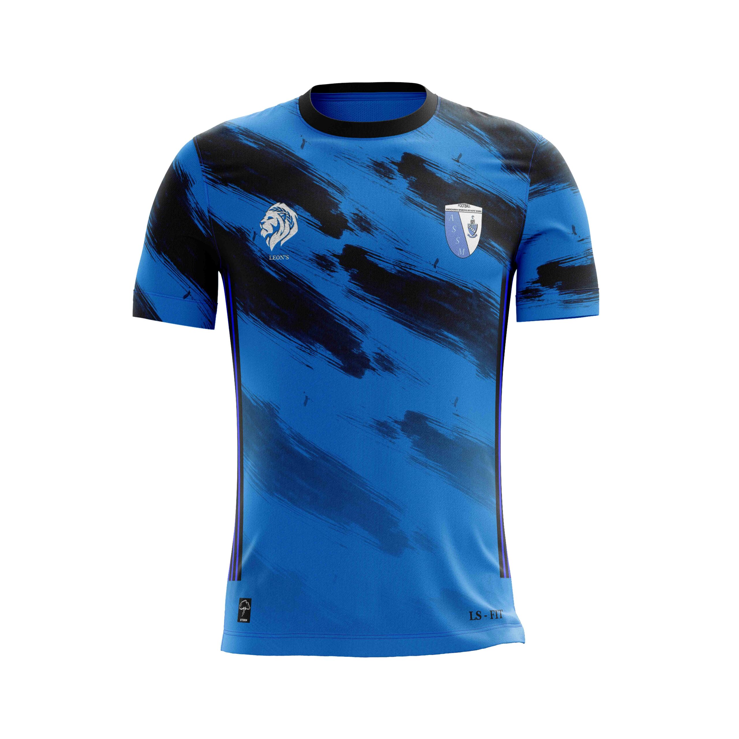 Maillot Storm Bleu/Noir AS Saint Mard Enfant