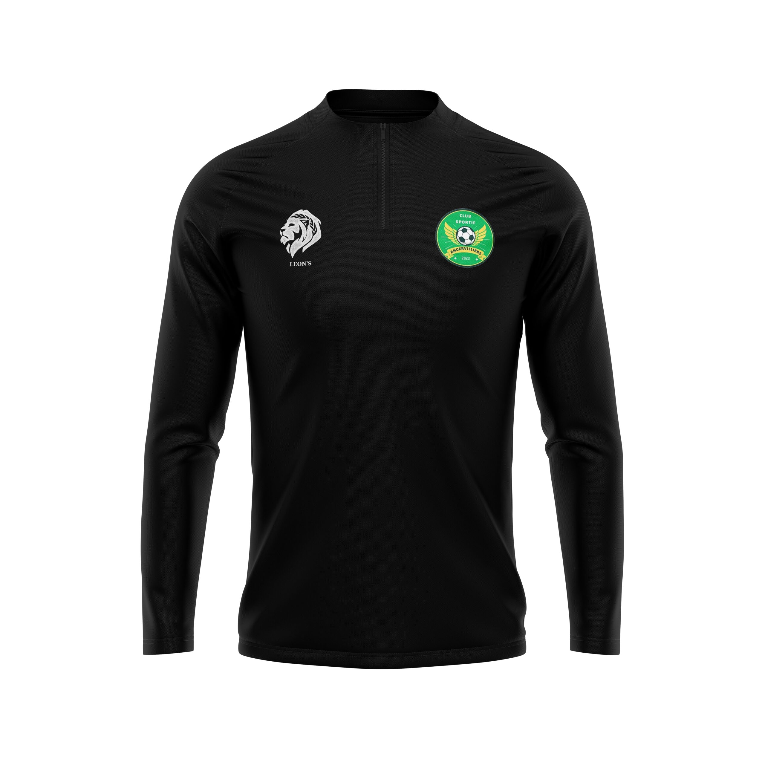 Haut de Training Noir CS Angervilliers