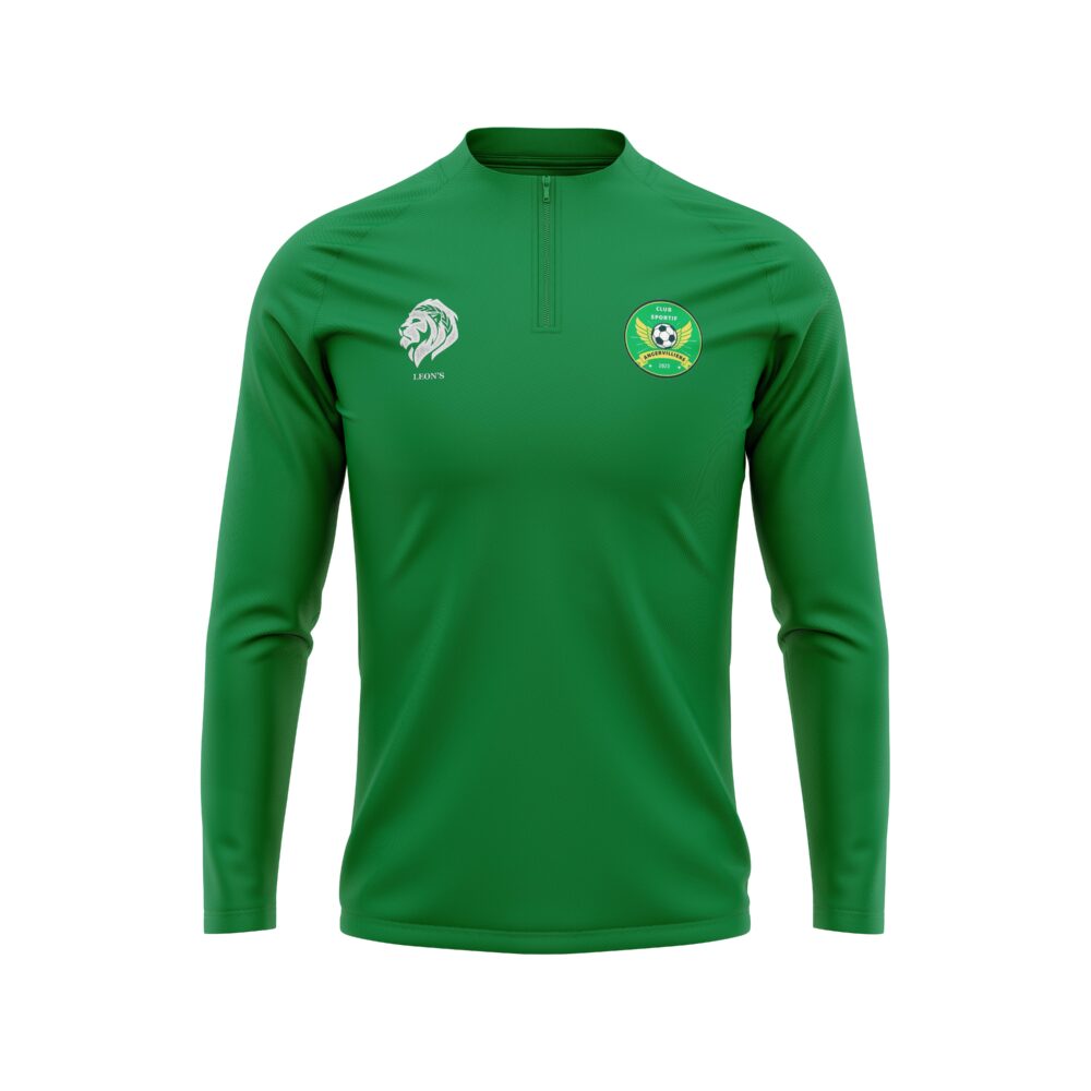 Haut de Training Vert CS Angervilliers Enfant