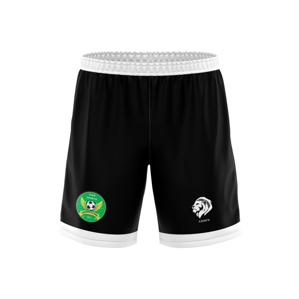 Short Classic Noir/Blanc CS Angervilliers Enfant