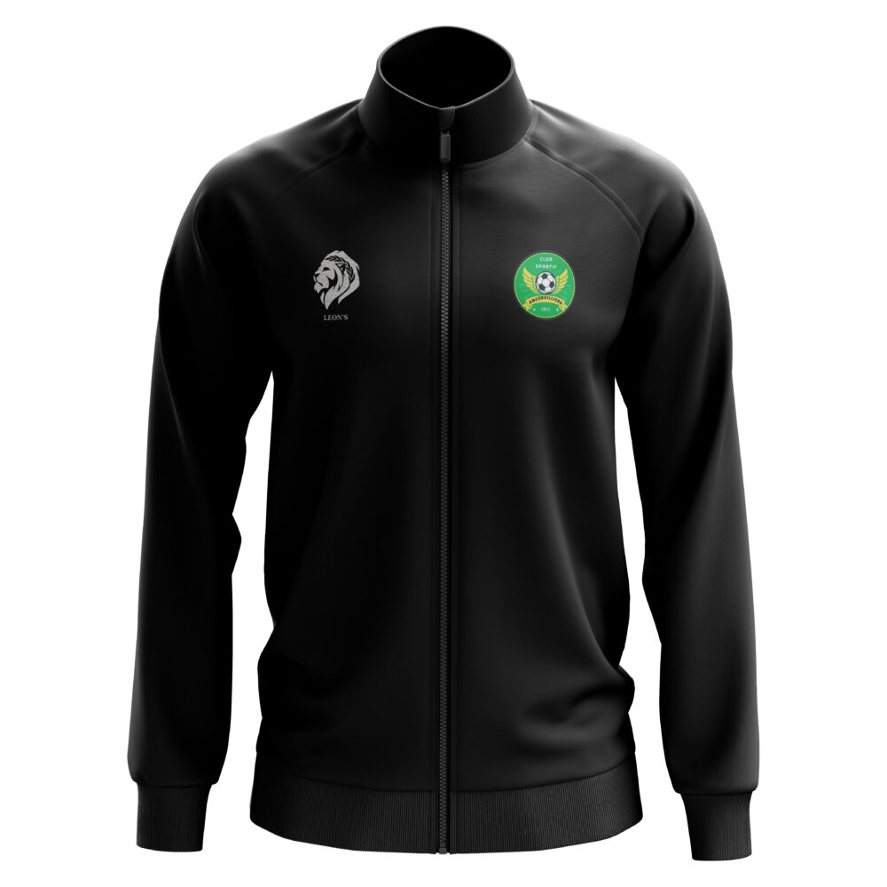 Haut de Survêtement Classic Noir CS Angervilliers Enfant