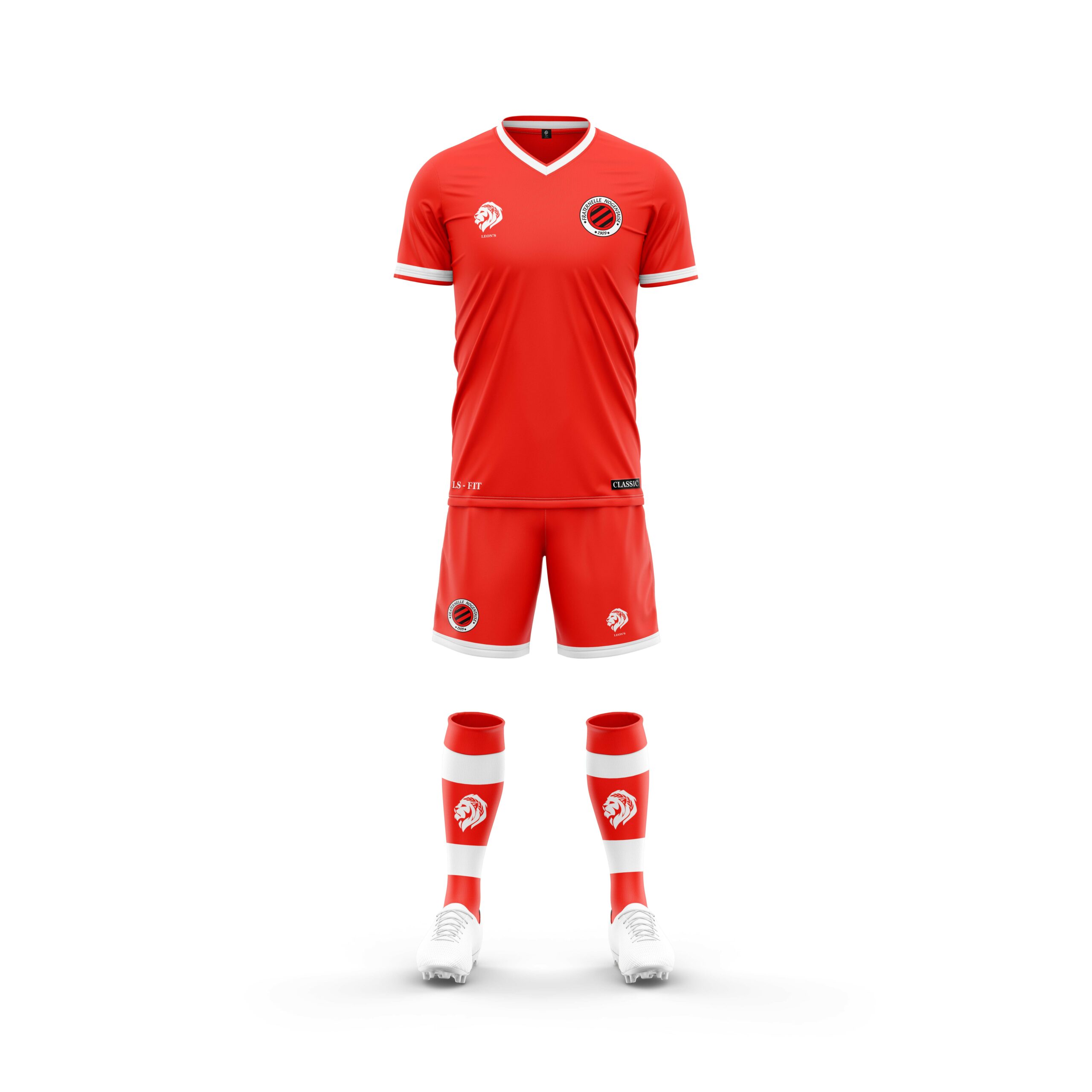 Ensemble de Jeu Classic Rouge/Blanc Fraternelle Nogentaise Enfant