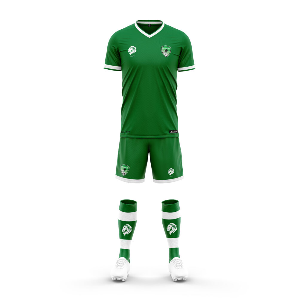 Ensemble de Jeu Classic Vert/Blanc Foot Indoor Loisir Enfant