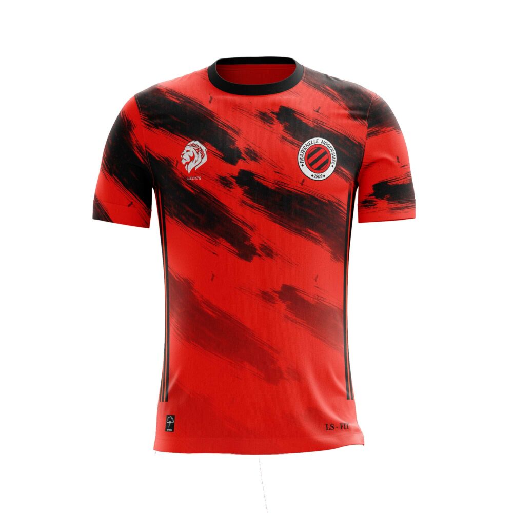 Maillot Storm Rouge/Noir Fraternelle Nogentaise Enfant