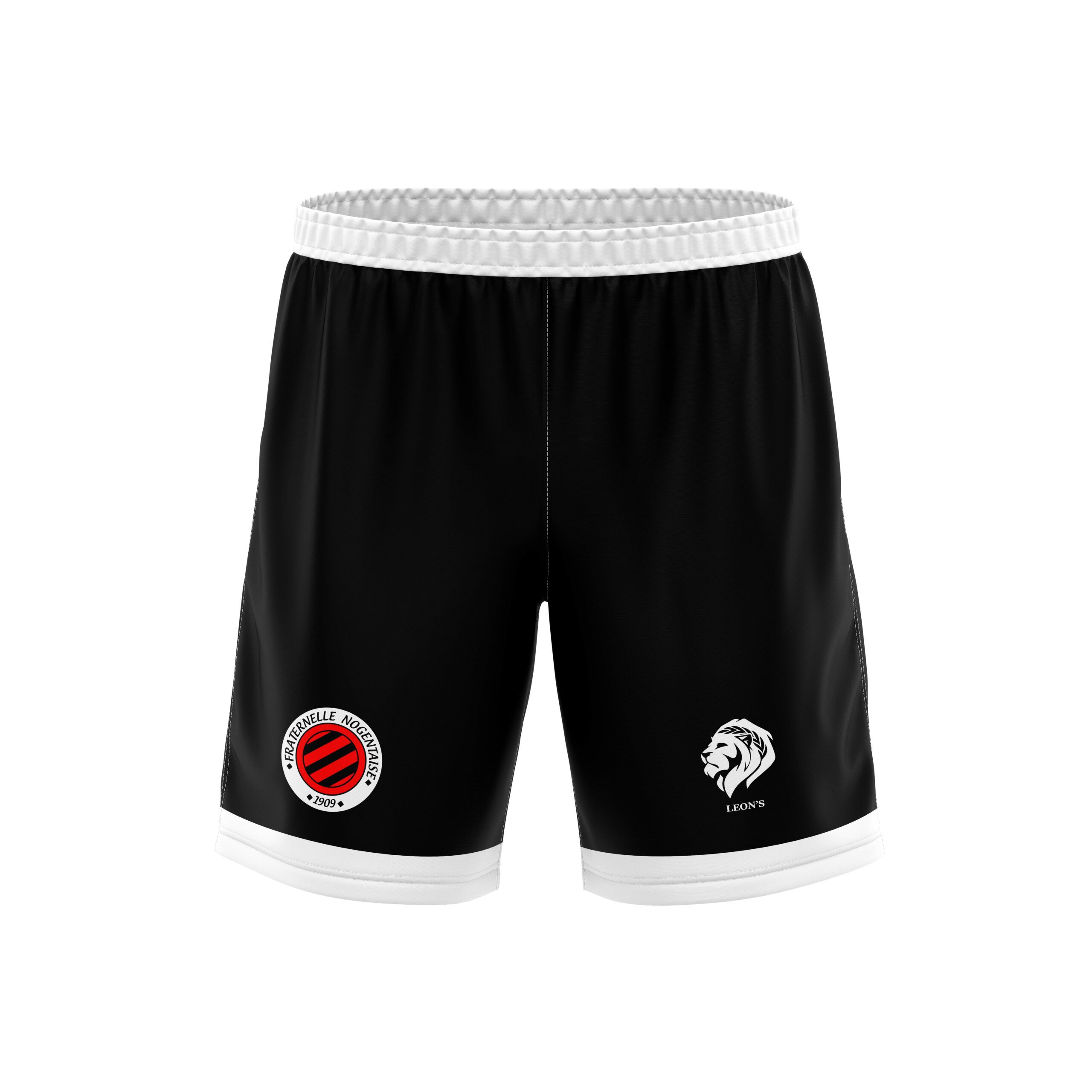 Short Classic Noir/Blanc Fraternelle Nogentaise