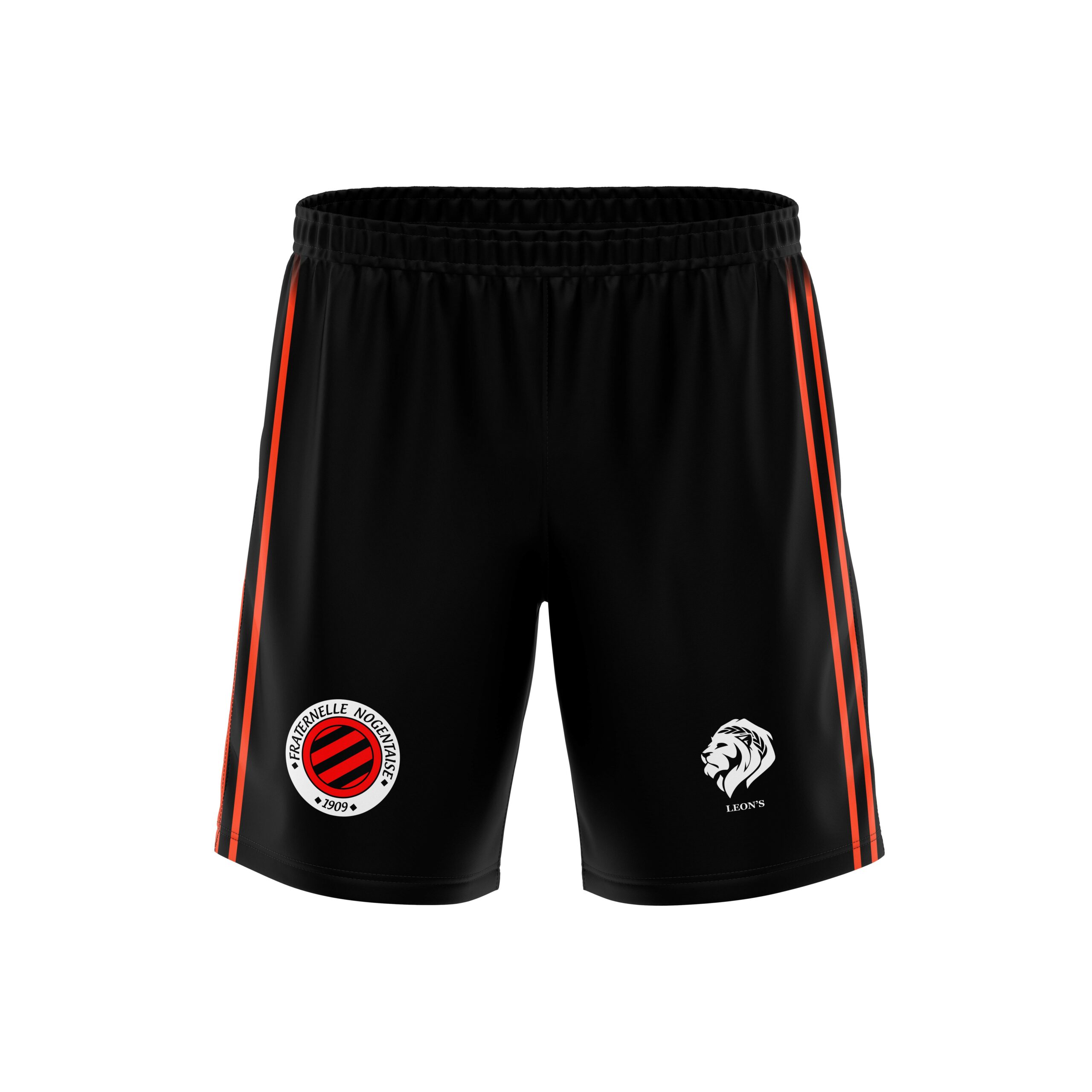 Short Noir/Rouge Fraternelle Nogentaise Enfant
