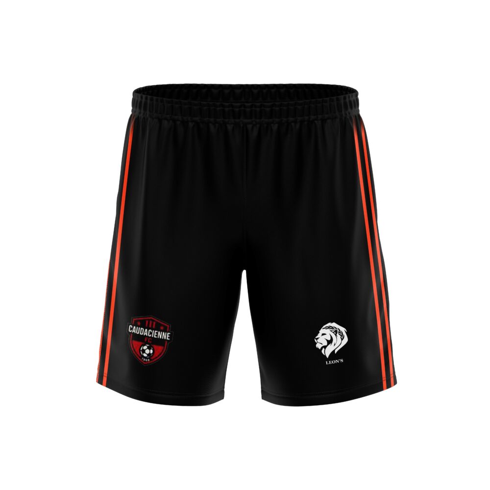 Short Noir/Rouge FC Caudacienne Enfant
