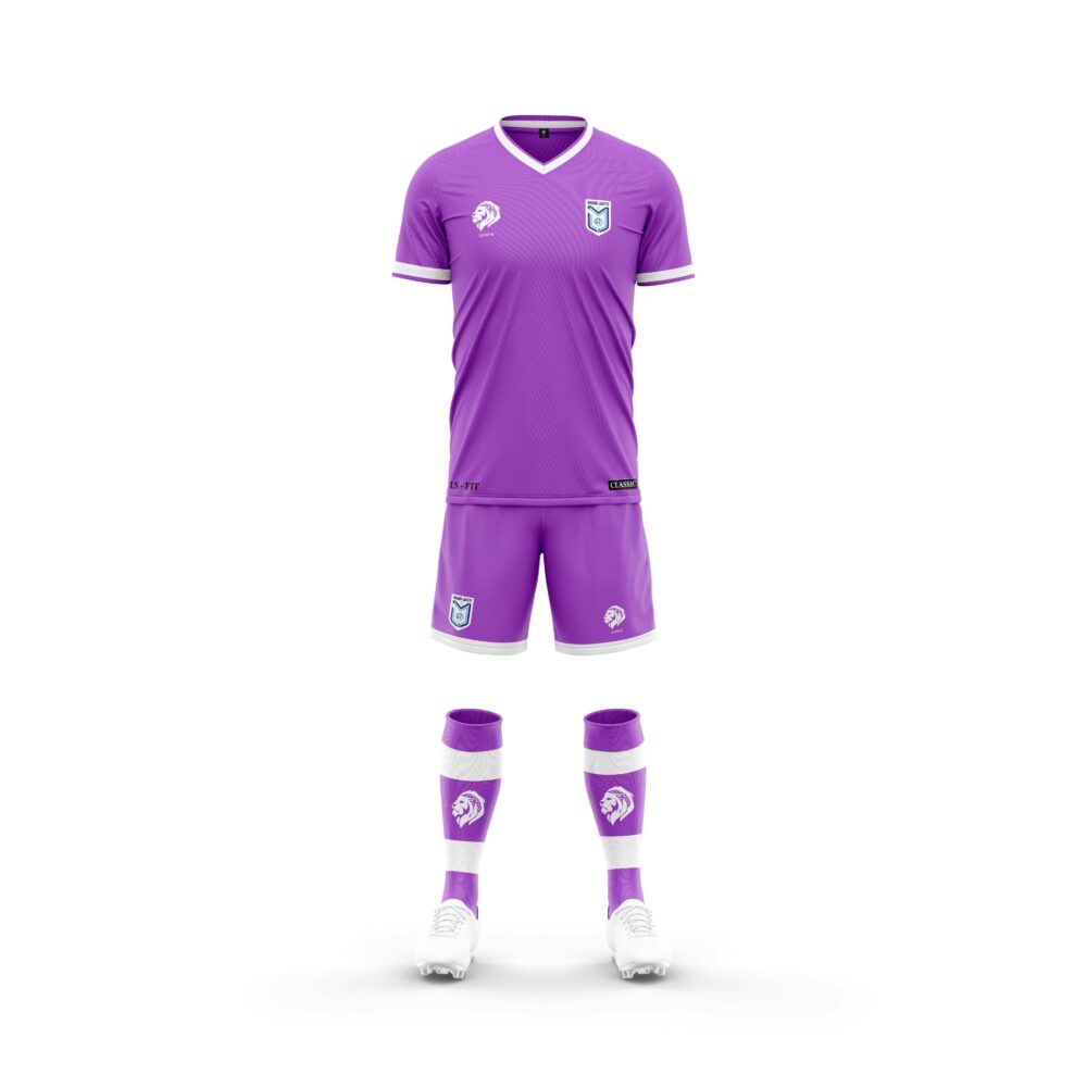 Ensemble de jeu Classic Violet/Blanc FC Maisons Laffitte