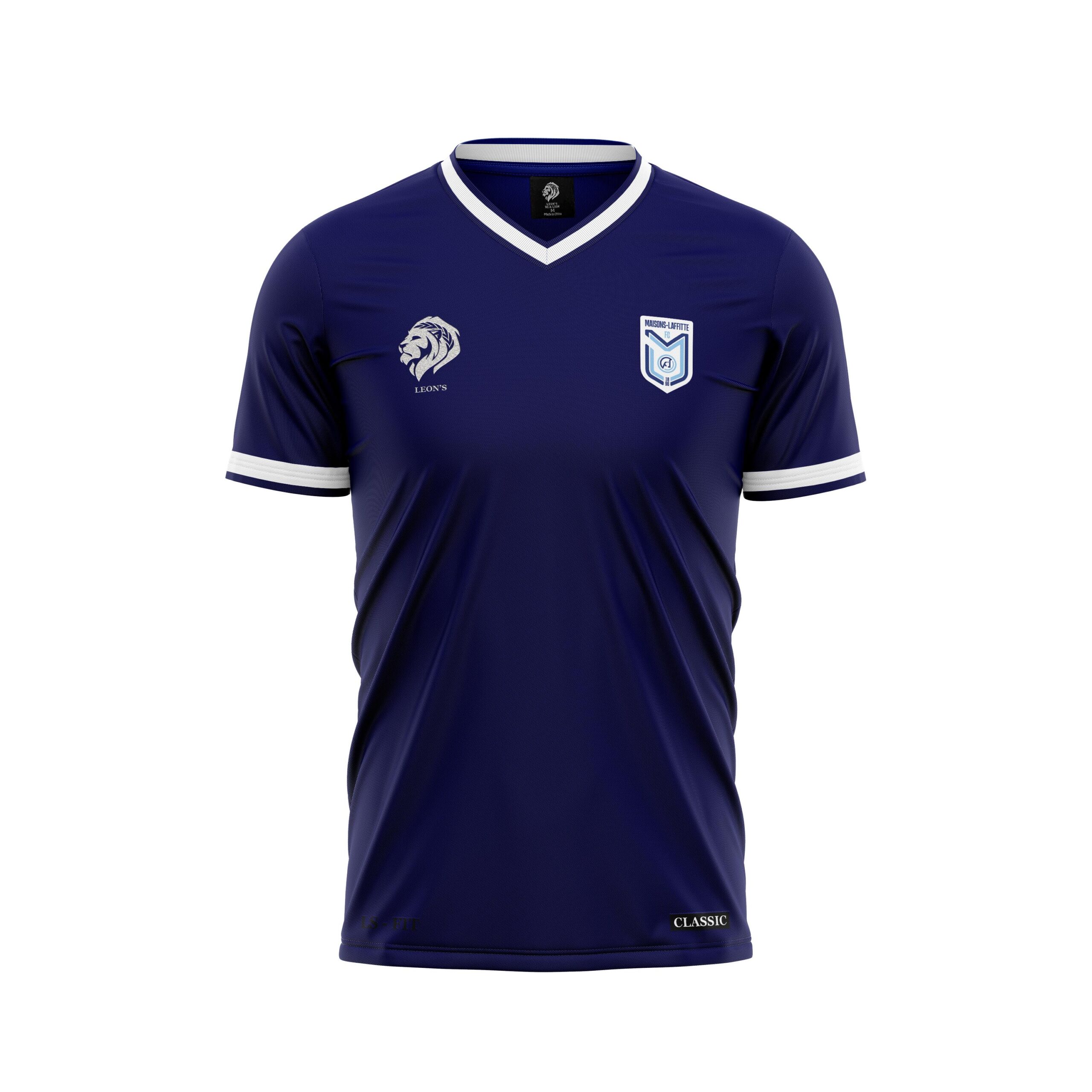 Maillot Classic Bleu Nuit/Blanc FC Maisons Laffitte