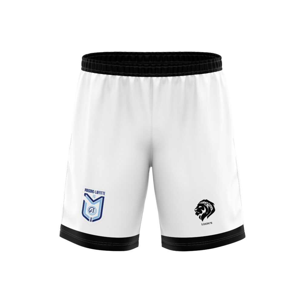 Short Blanc/Noir FC Maisons Laffitte