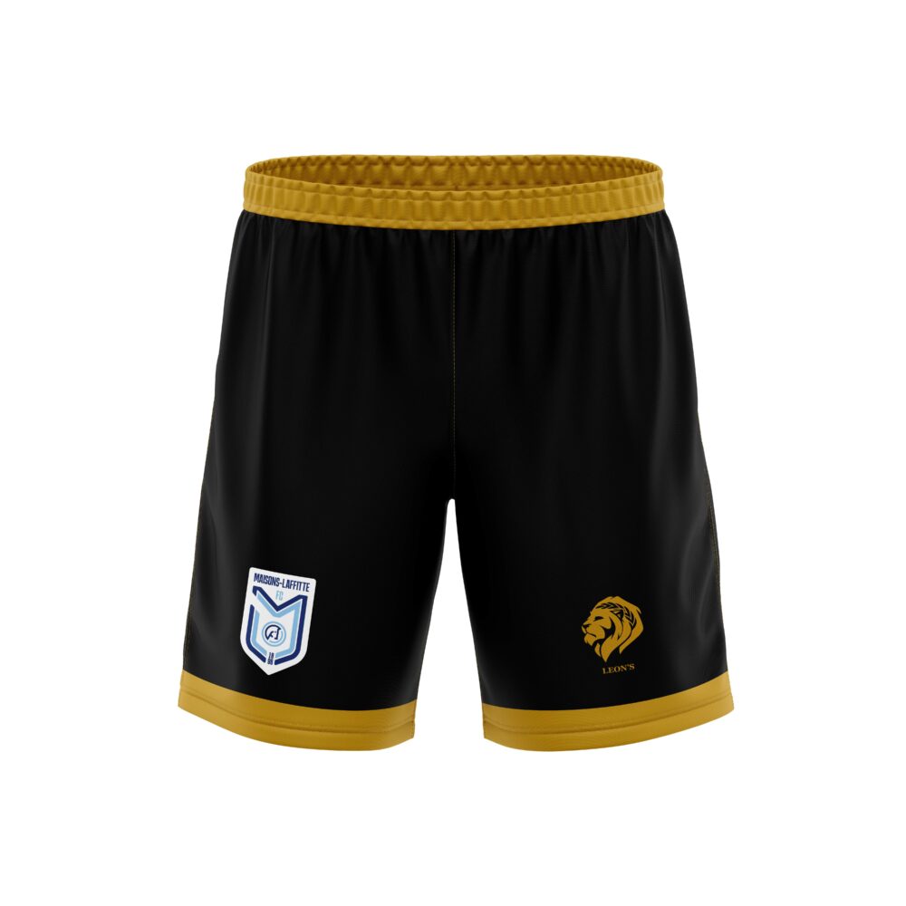 Short Noir/Or FC Maisons Laffitte