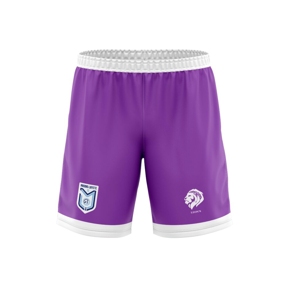 Short Classic Violet/Blanc FC Maisons Laffitte