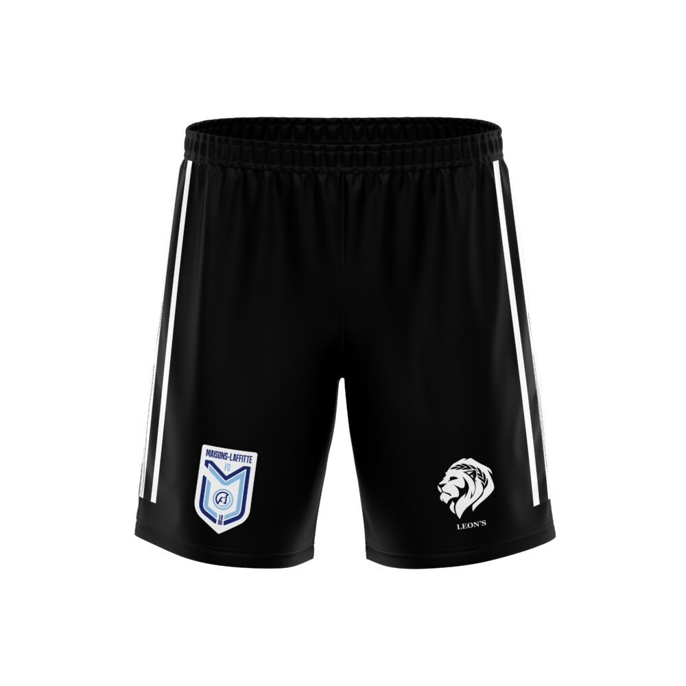 Short Blanc/Noir FC Maisons Laffitte Enfant