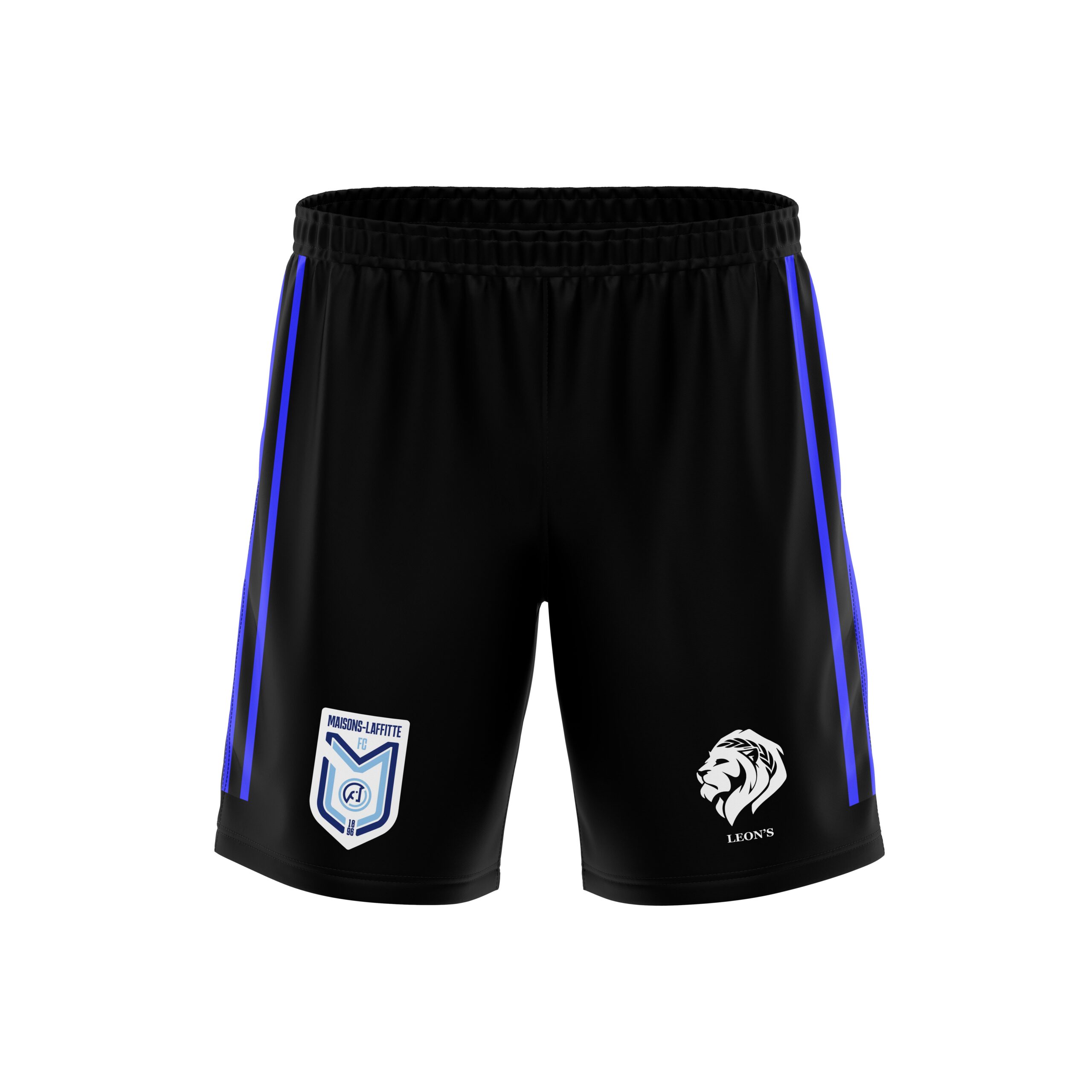 Short Noir/Bleu FC Maisons Laffitte Enfant