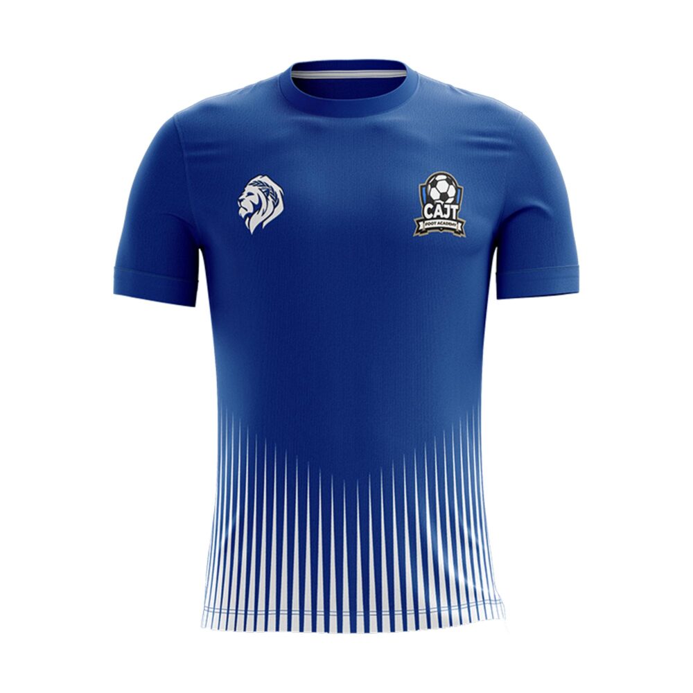 Maillot Tempo Bleu/Blanc CAJT FOOT Enfant