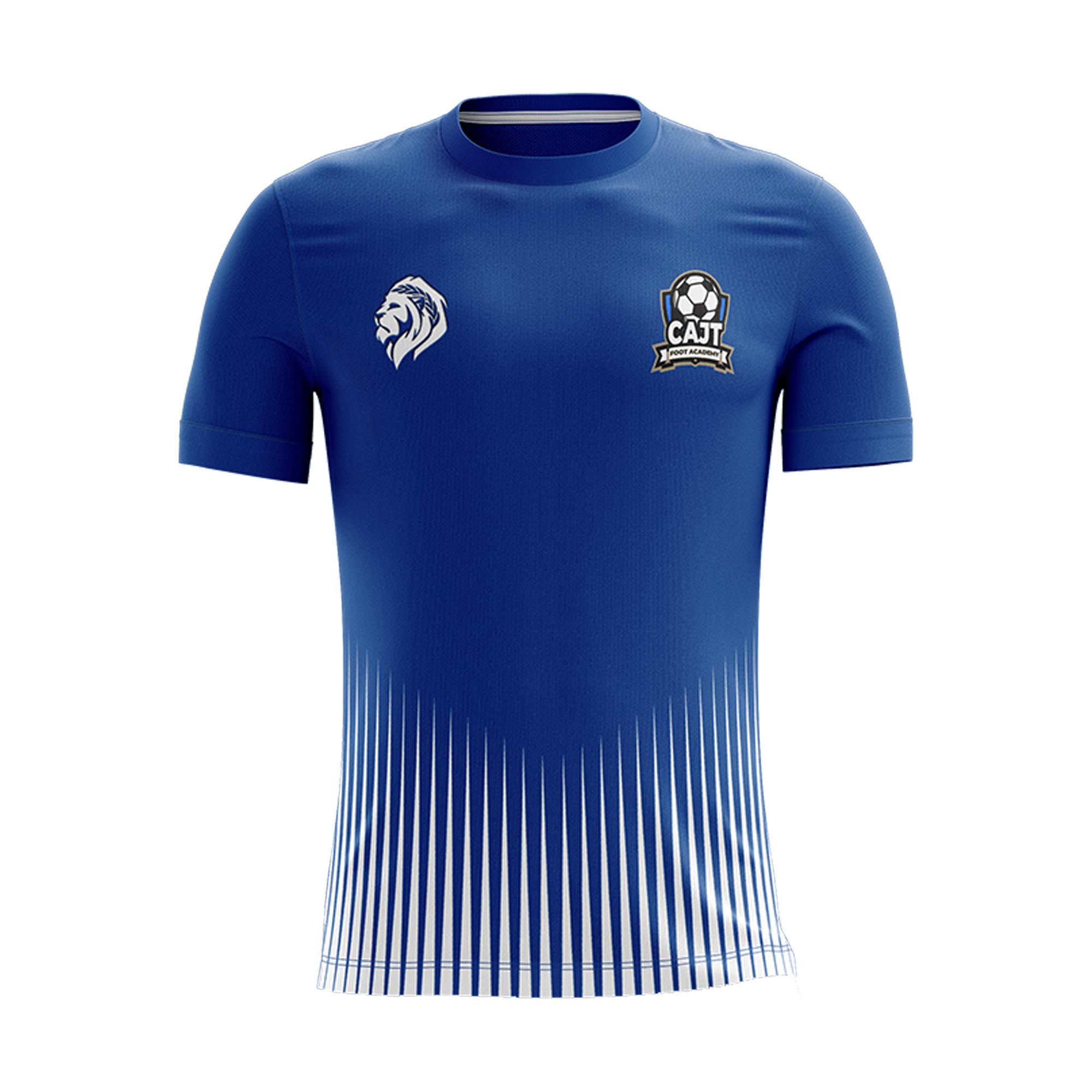 Maillot Tempo Bleu/Blanc CAJT FOOT Enfant