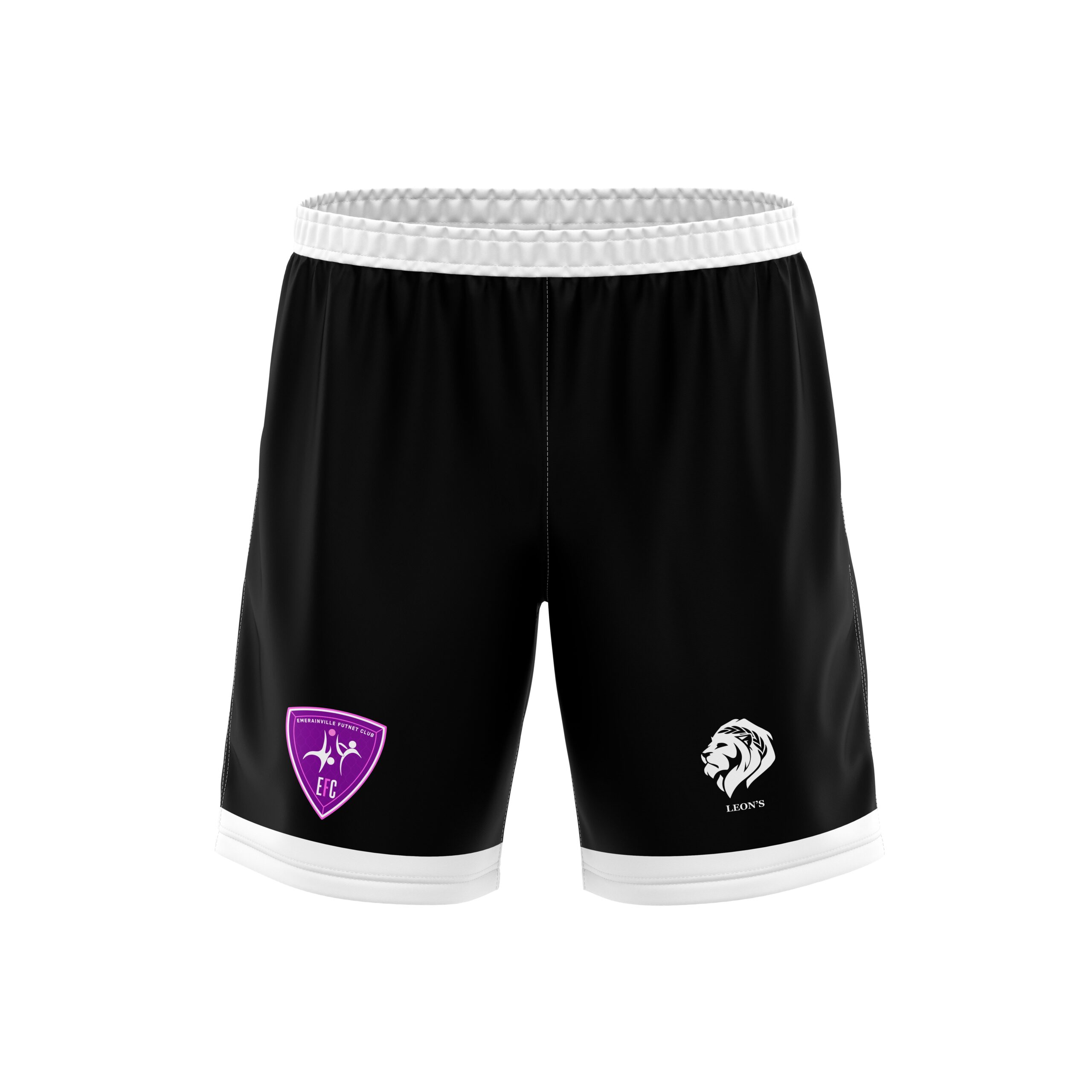 Short Classic Noir/Blanc Emerainville Futnet Club