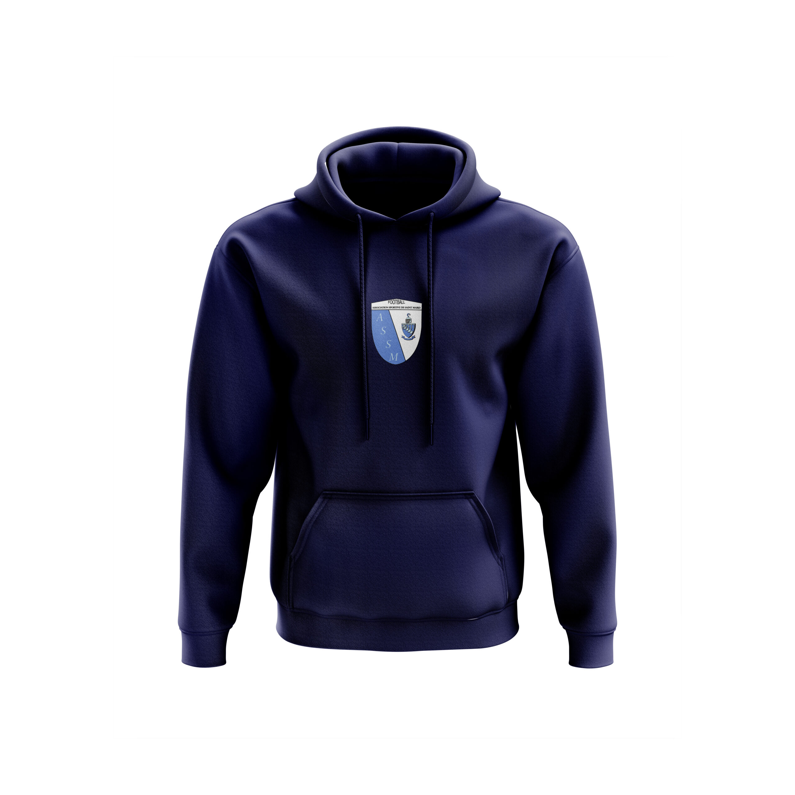 Sweat a Capuche AS Saint Mard Bleu Nuit Enfant