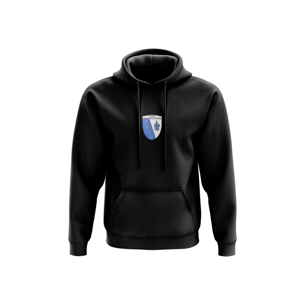 Sweat a Capuche AS Saint Mard Noir Adulte