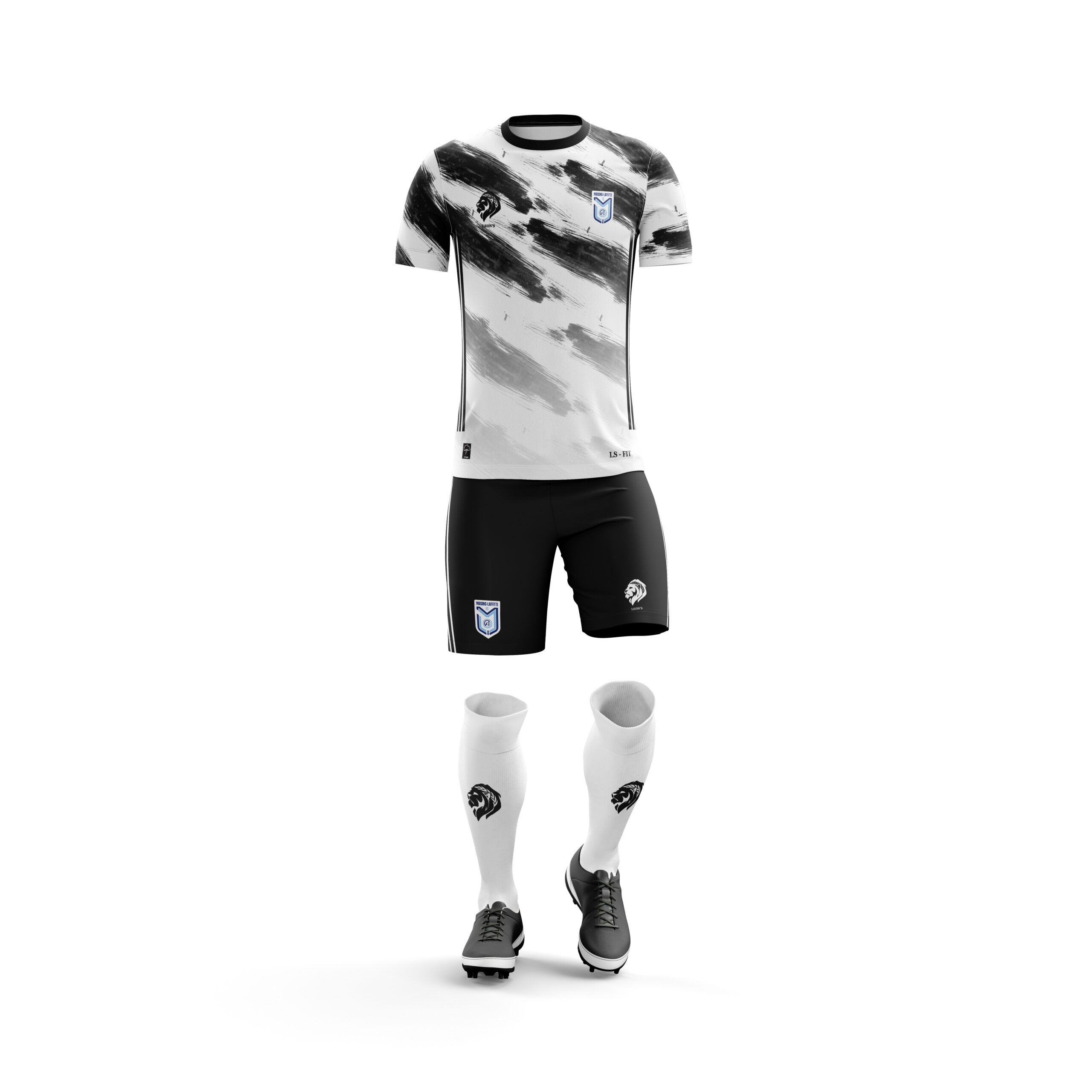 Ensemble de Jeu Storm Blanc/Noir FC Maisons Laffitte Enfant