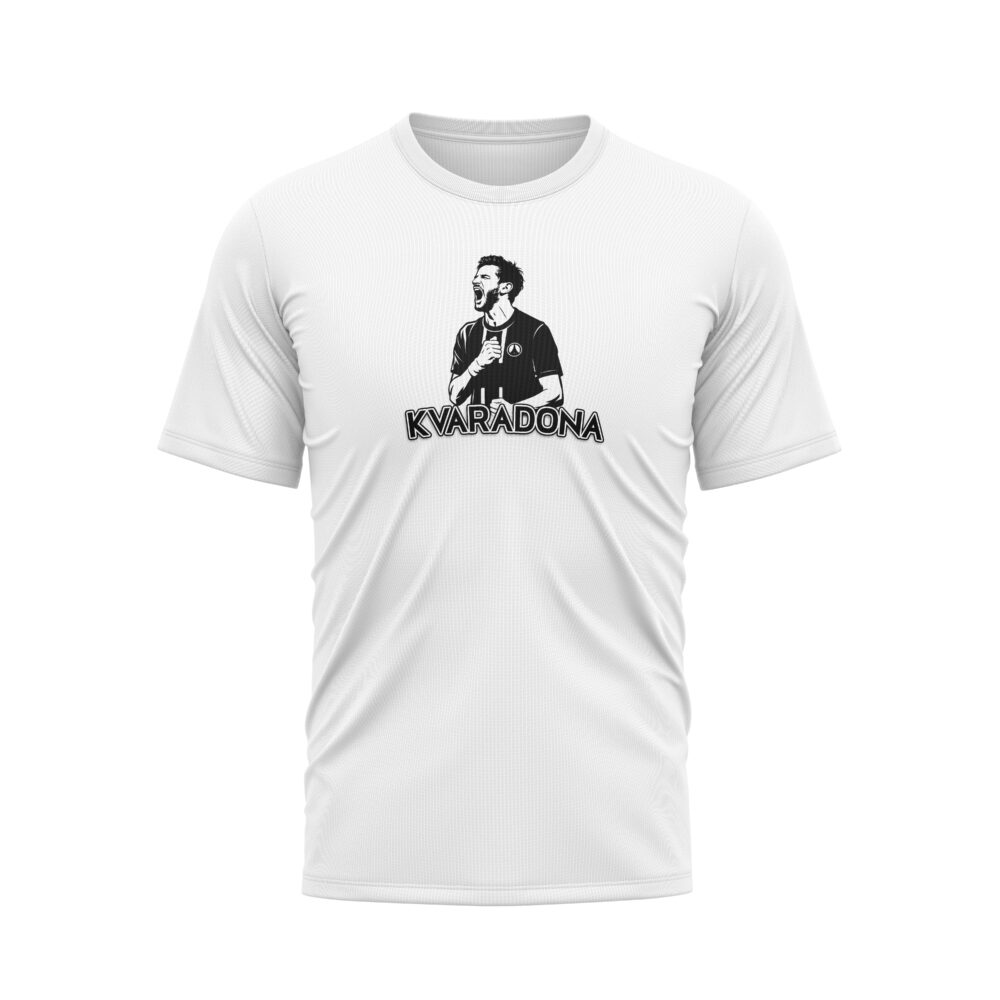 T-shirt Paris United Blanc "KVARADONA" Enfant