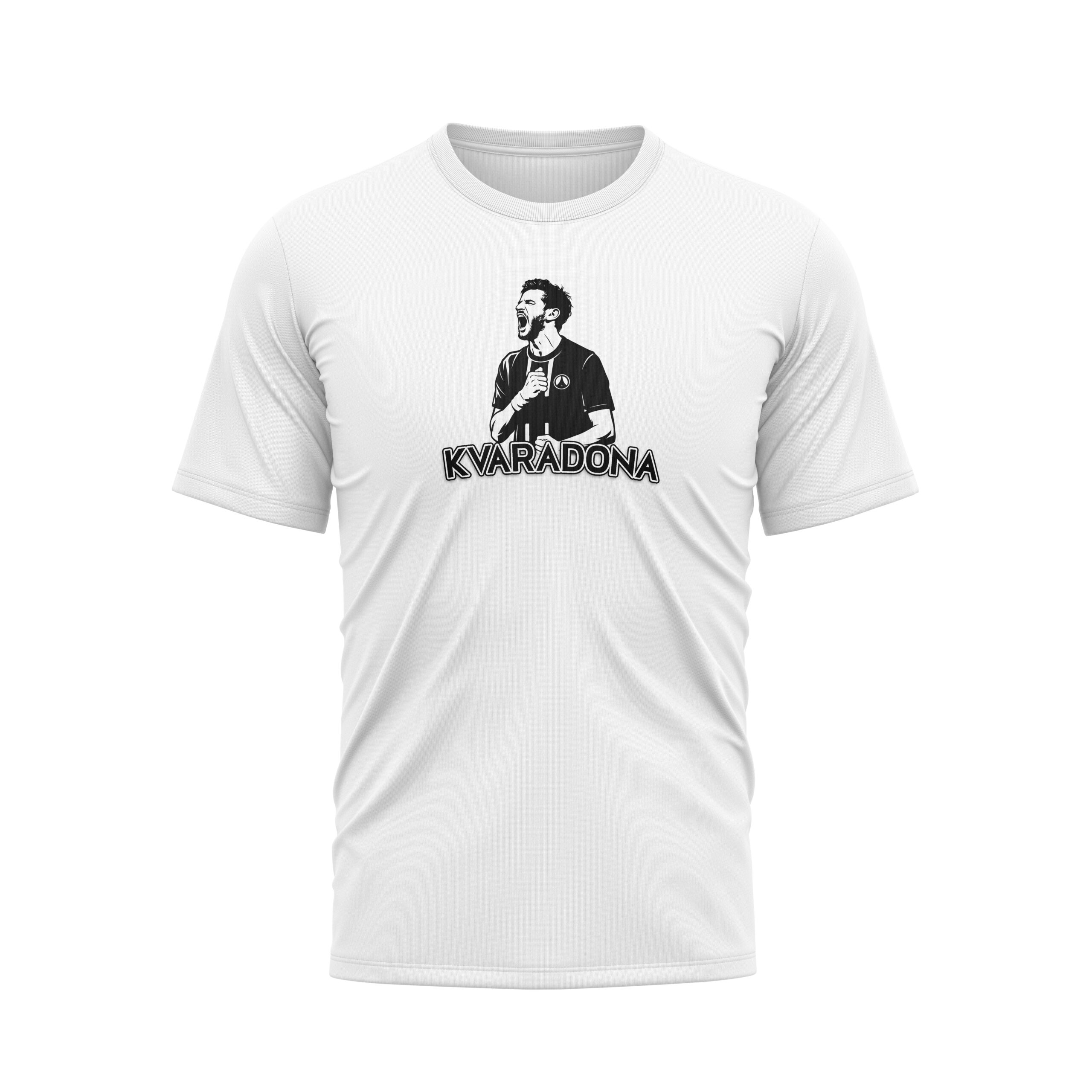 T-shirt Paris United Blanc « KVARADONA » Adulte