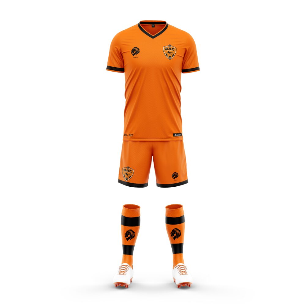 Ensemble de Jeu Classic Orange/Noir BAC Foot