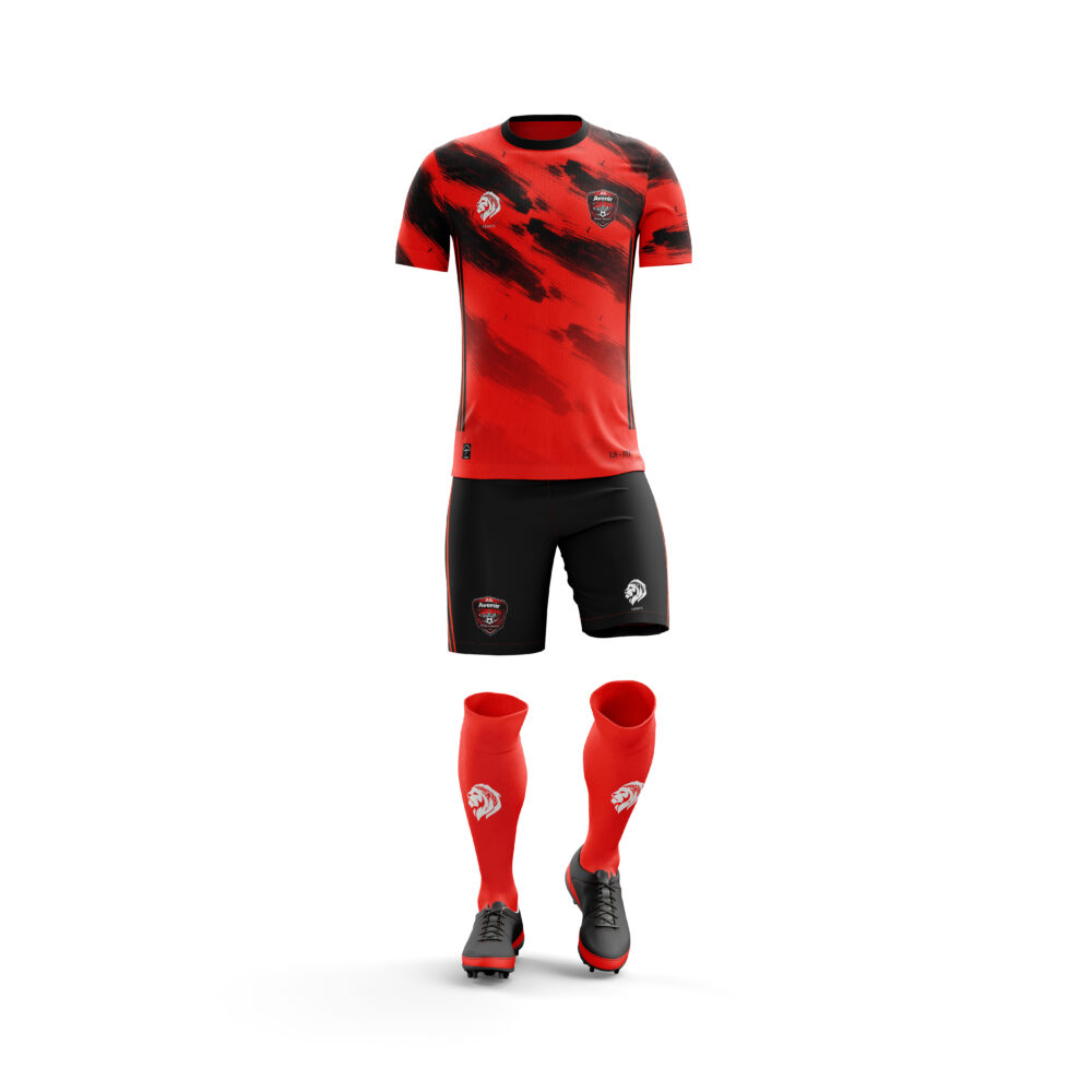 Ensemble de Jeu Storm Rouge/Noir AS Avenir Enfant