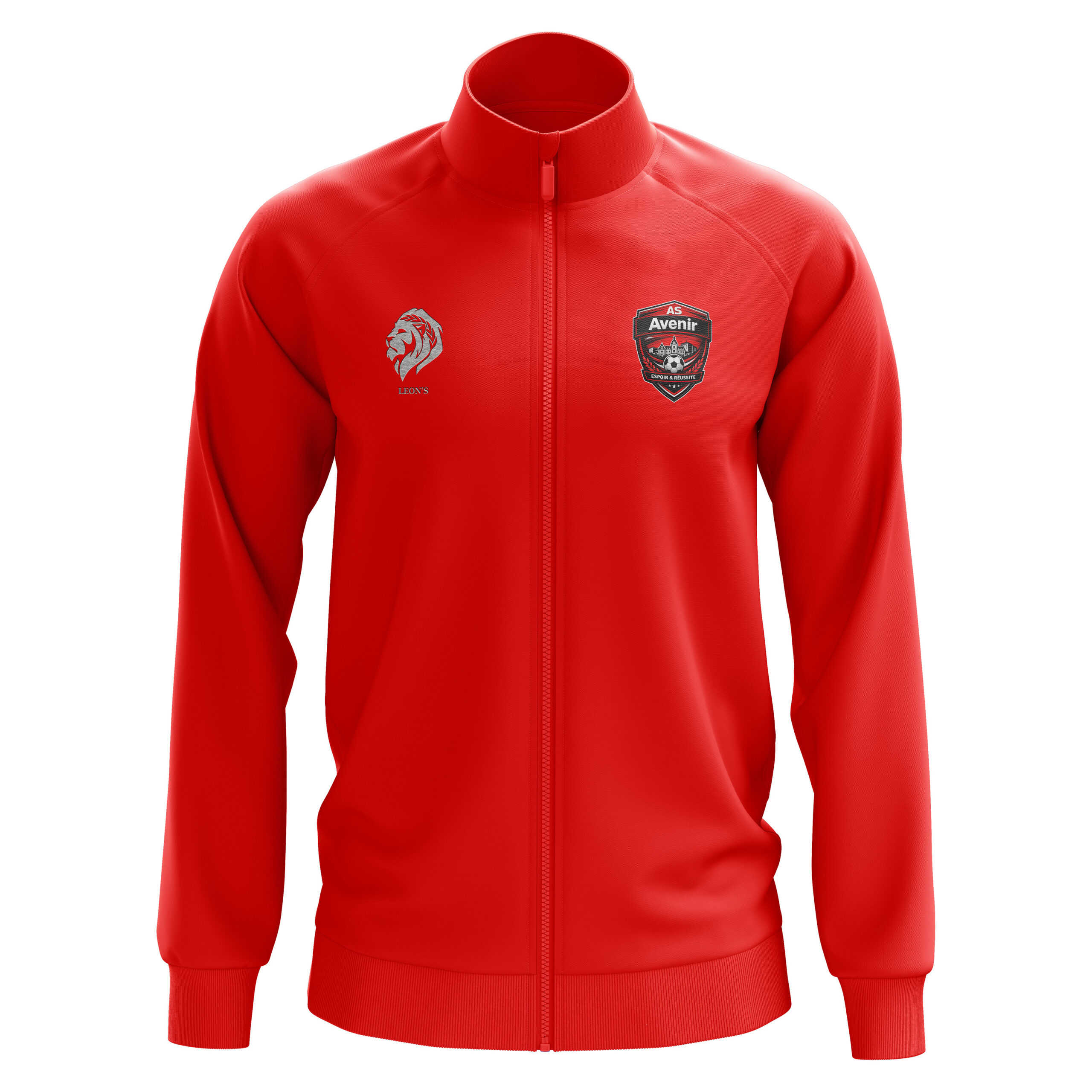 Haut de Survêtement Classic Rouge AS Avenir Enfant