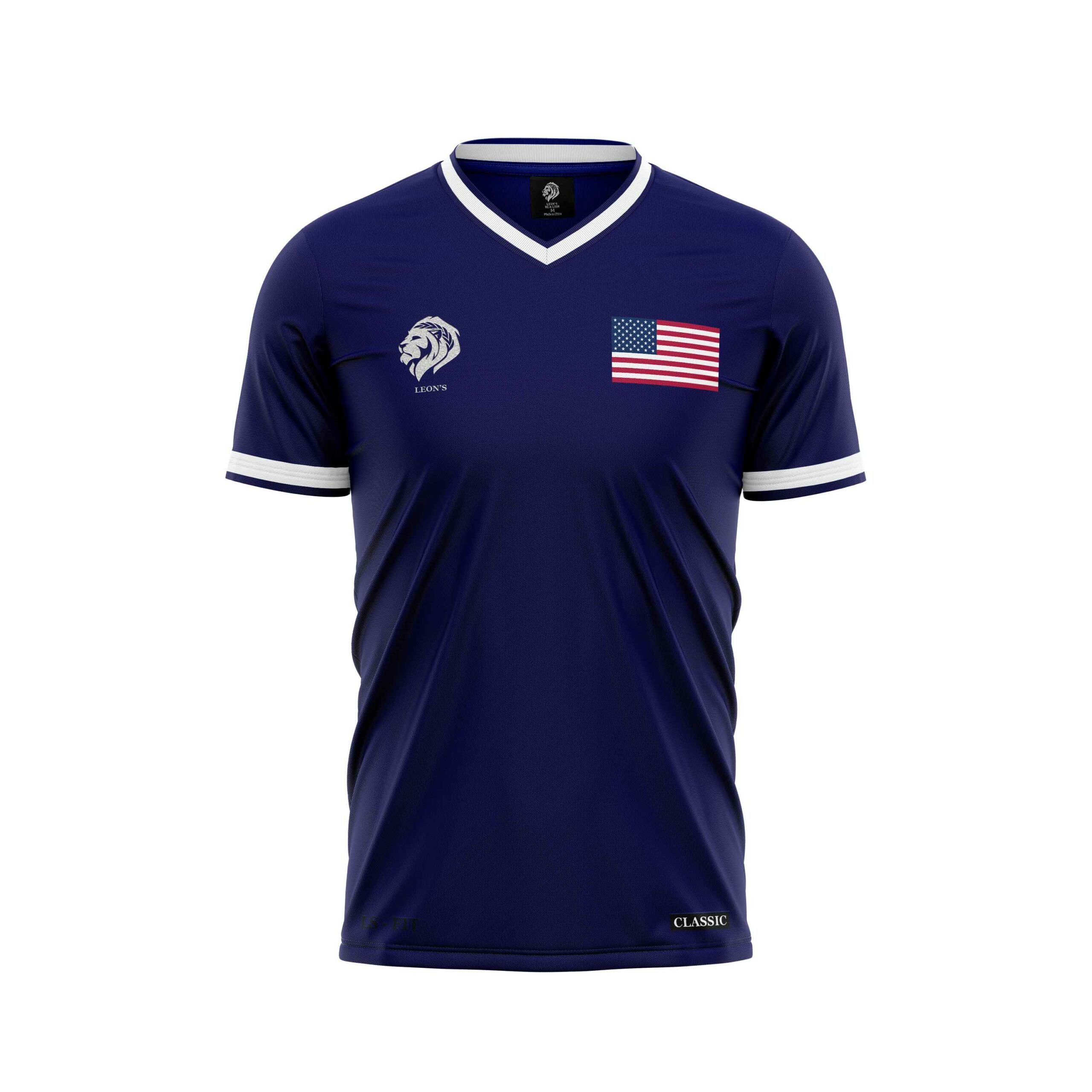 Maillot Classic Bleu Nuit/Blanc CDM d’Évry « JEAN MACE » Enfant