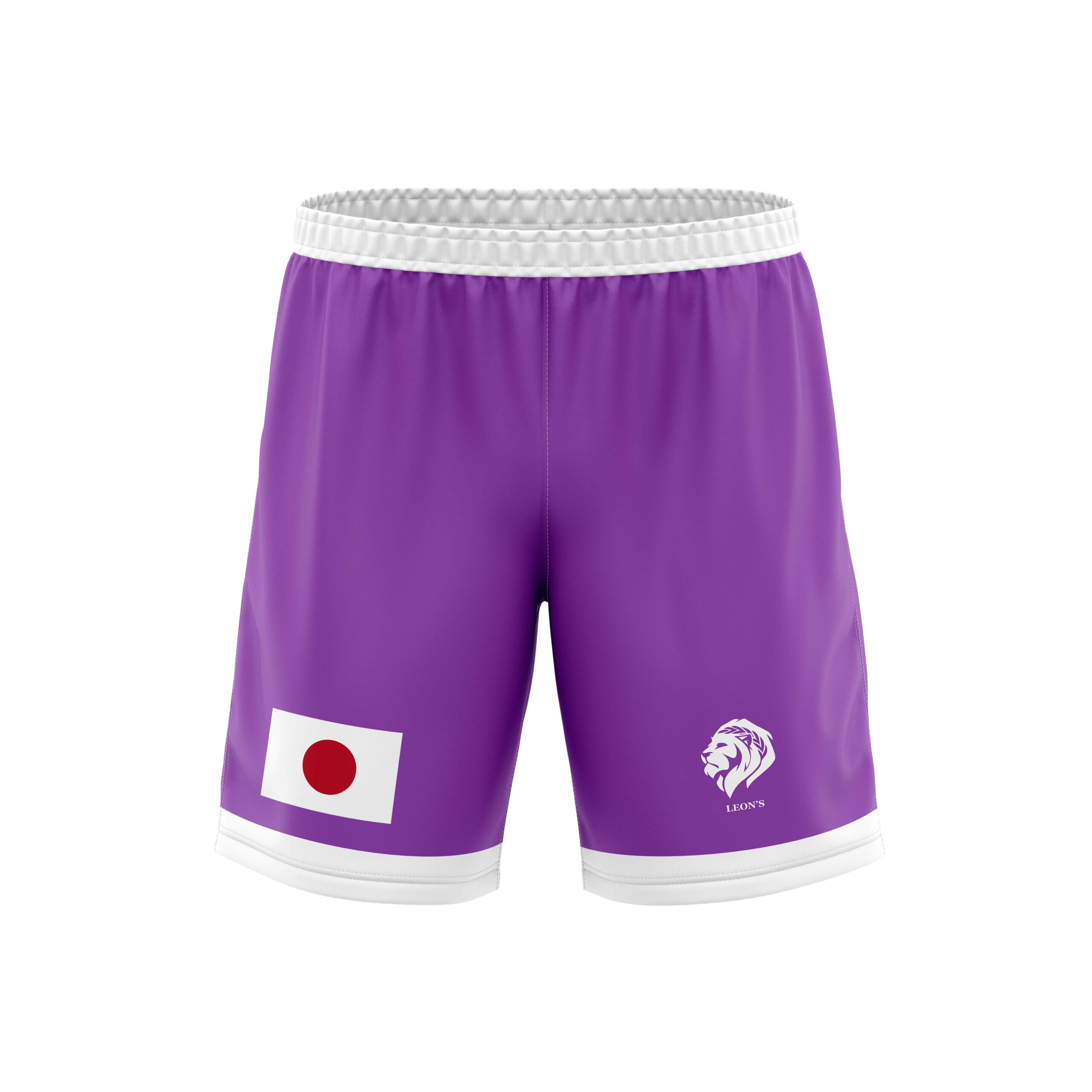 Short Classic Violet/Blanc CDM d’Évry « JOLIOT » Enfant