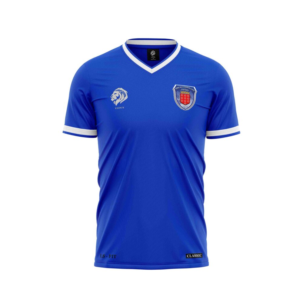 Maillot Classic Bleu/Blanc AM Courville Enfant