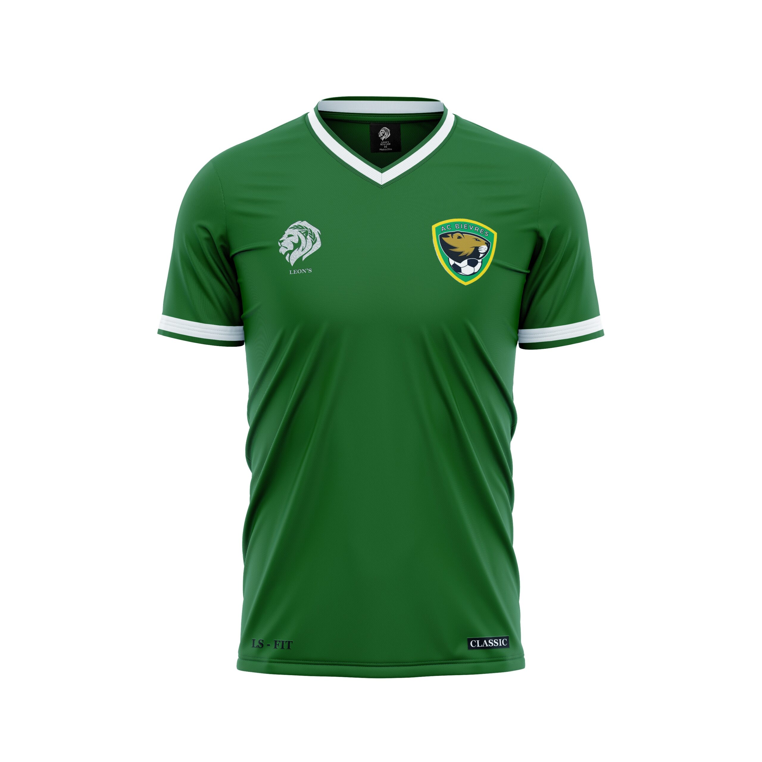 Maillot Classic Vert/Blanc AC Bievres Enfant